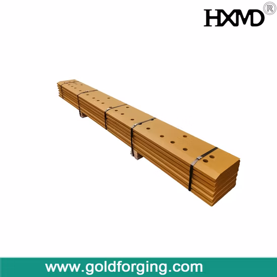 Детали ковша экскаватора Лезвие и режущая кромка Запасные части для погрузчика Центральная кромка для защиты ковша погрузчика